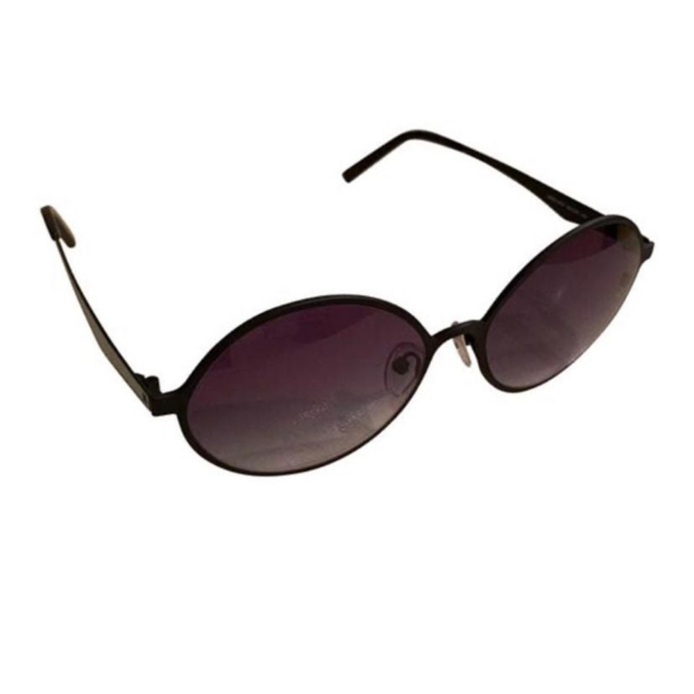 OGI Eyewear 80s-style Round Purple Sunglasses